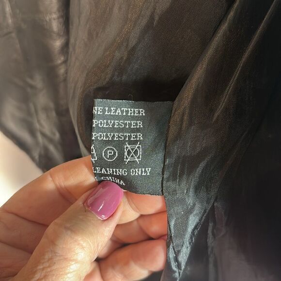 Leather Works Mens Snap Vest Motorcycle Biker Black - Picture 7 of 7